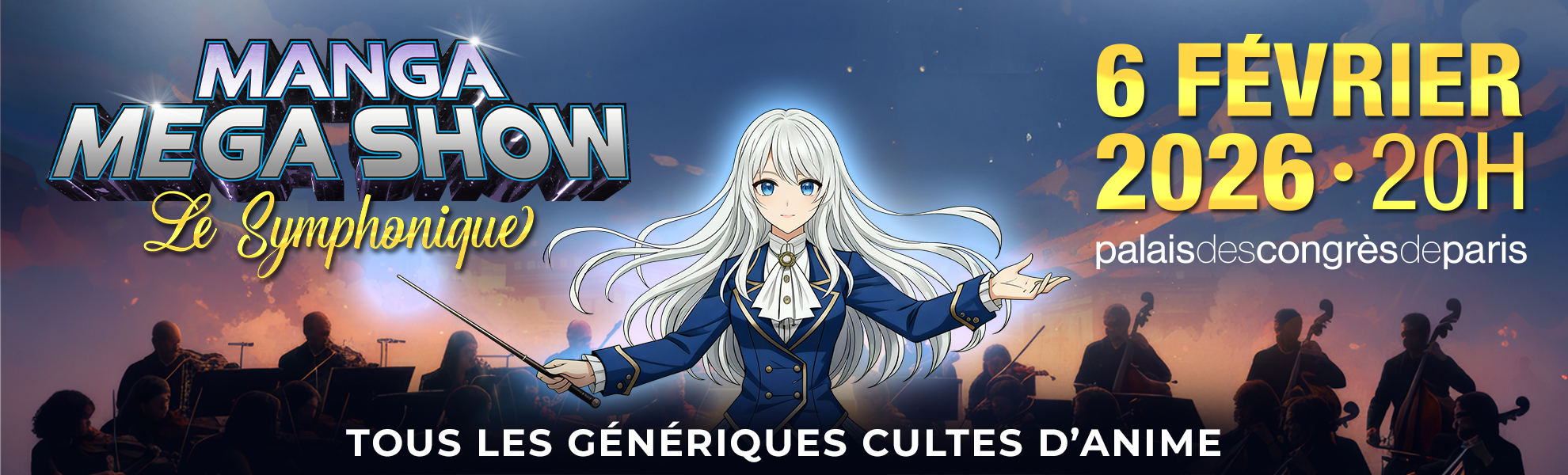Generation manga generique club dorothee ab production palais des congres de paris 2026