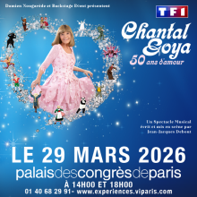chantal goya | mars 2026 | Palais des Congrès de Paris | spectacle