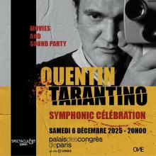 quentin tarantino cine concert palais des congres de paris 2025 liz mac comb spectaculart